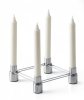 Scandinavia Design LINK Świecznik / Wazon 2w1 Srebrny